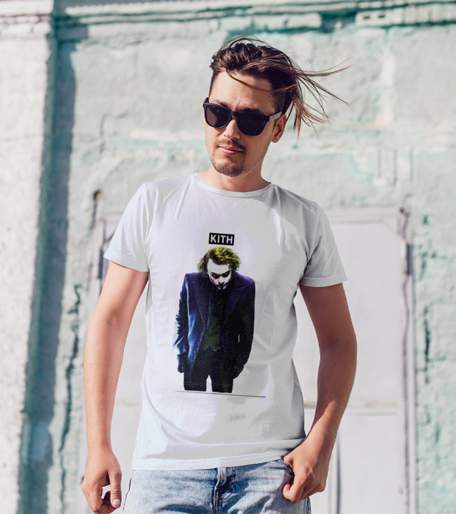 Dodgers Batman Kith Joker Collaboration T-Shirt