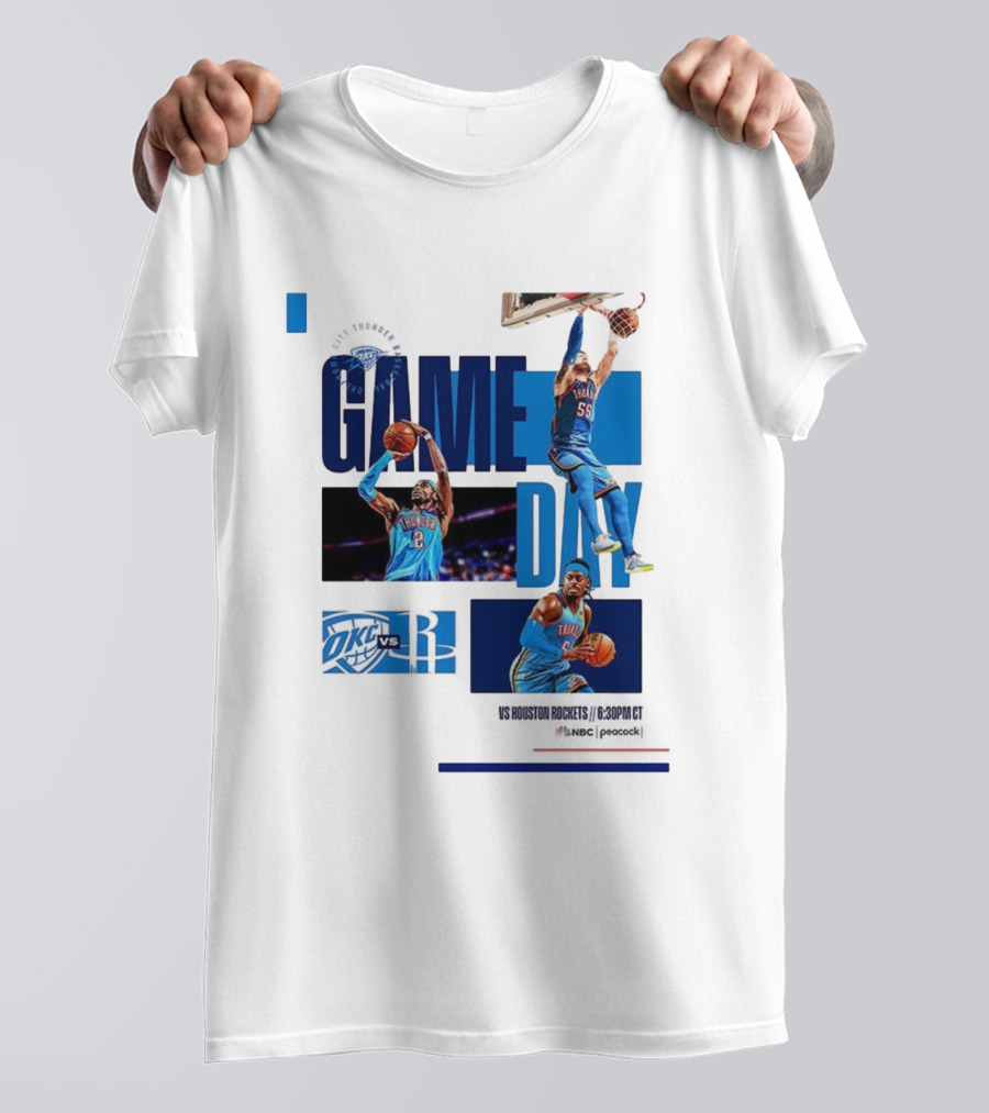 Oklahoma City Thunder Game Day NBA 2025 T-Shirt