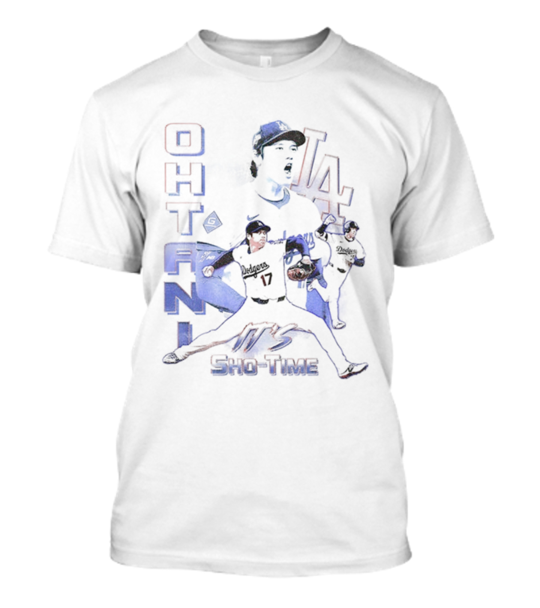 Shohei Ohtani 17 LA Dodgers Sho Time Baseball T-Shirt