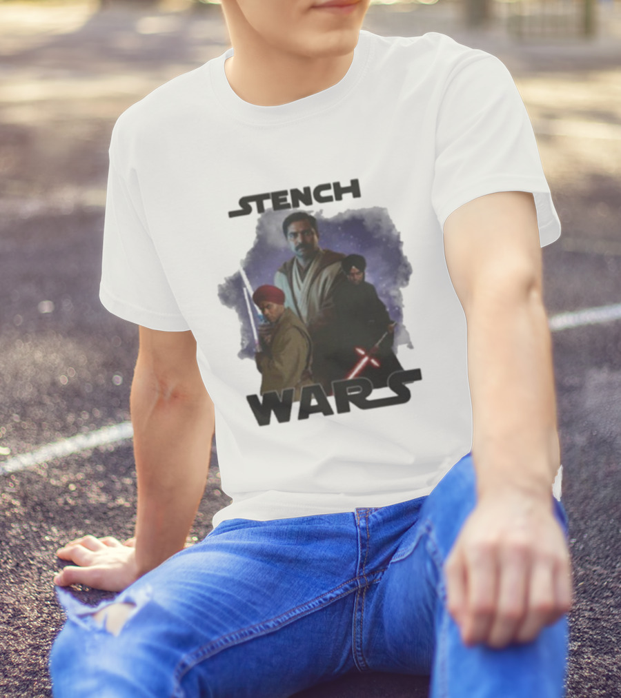 Stench Wars Star Wars Jedi And Sith Lightsaber Battle T-Shirt