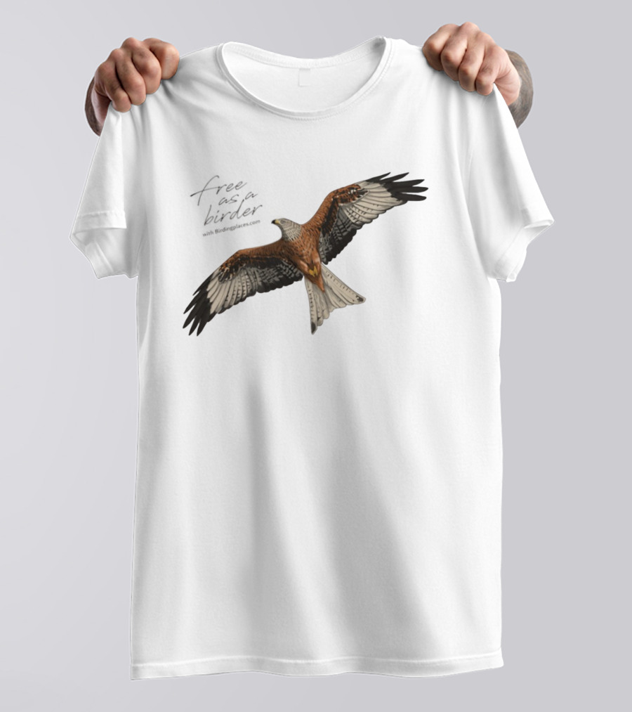 Eagle Free As A Birder Majestic Flight T-Shirt