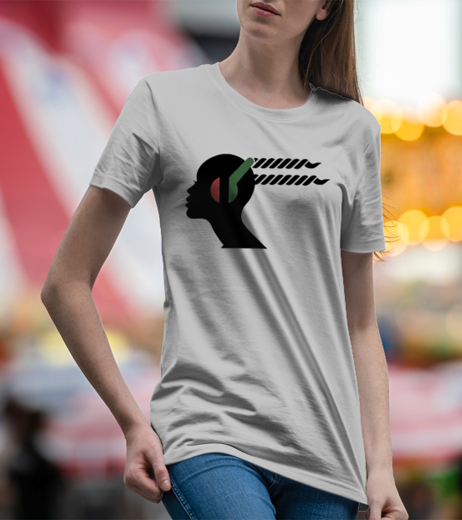 Jeffrey Wright Highest 2 Lowest Stackin’ Hits Records Silhouette With Headphones T-Shirt