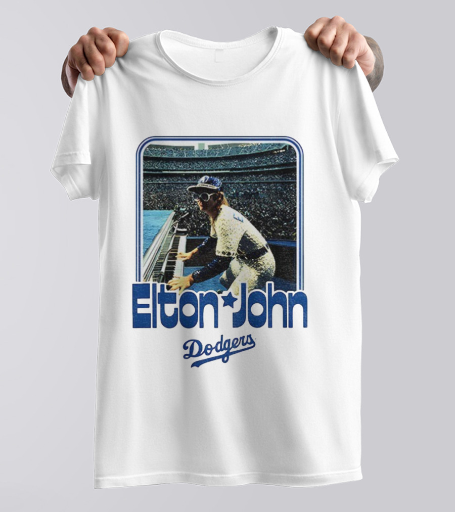 Elton John Dodgers Stadium Concert MLB Baseball Dodgers T-Shirt