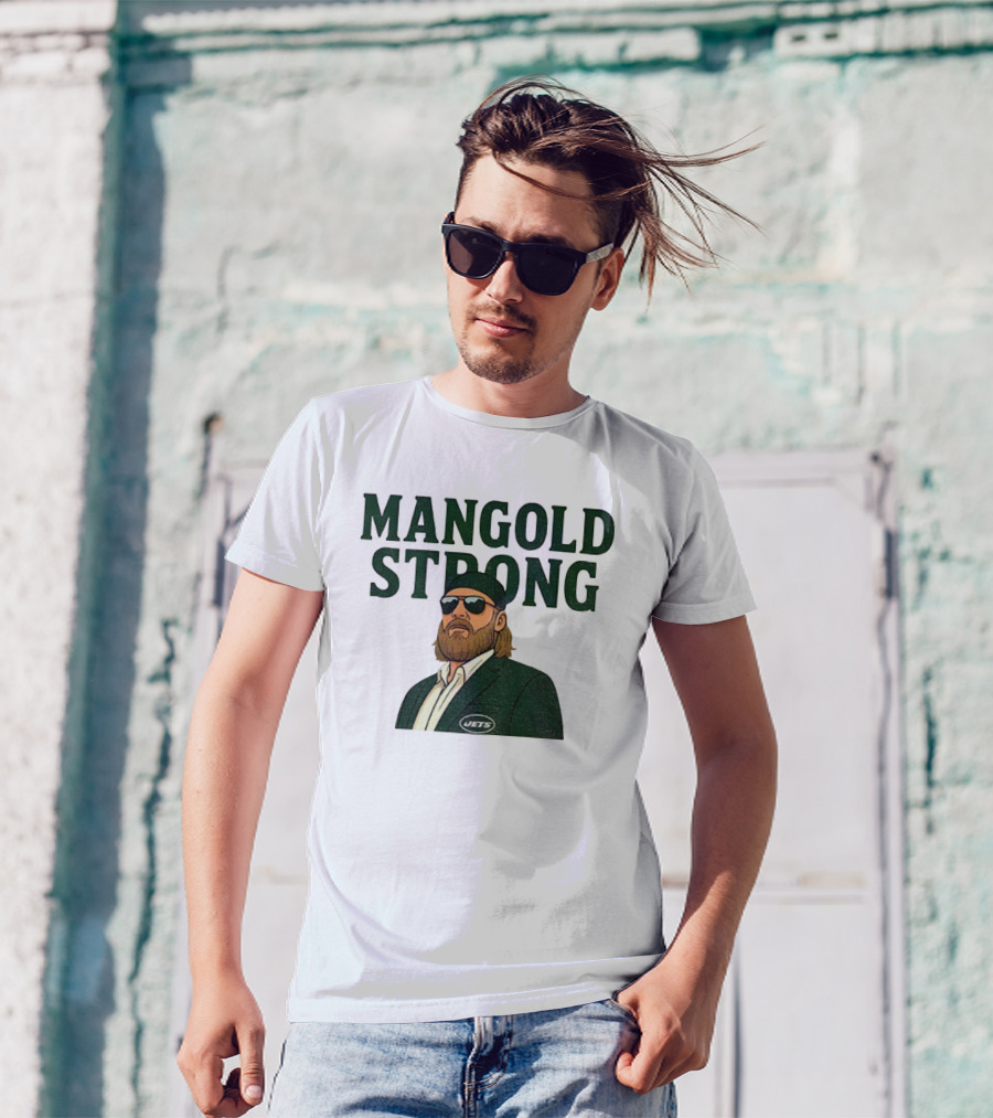 Mangold Strong New York Jets Nick Mangold Tribute T-Shirt