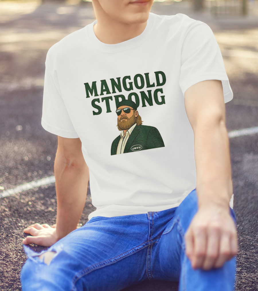 Mangold Strong New York Jets Nick Mangold Tribute T-Shirt