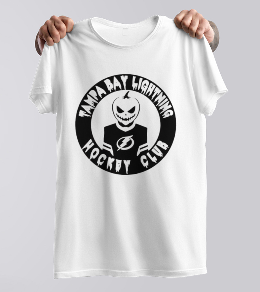 Tampa Bay Lightning Hockey Club Pumpkin T-Shirt