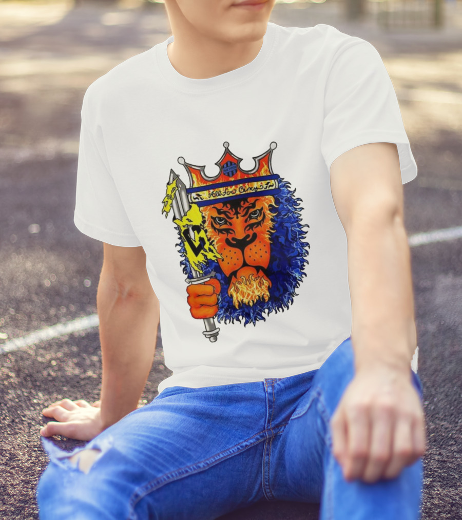 All For Cincy Lion Sword The Pride Crown Flame T-Shirt