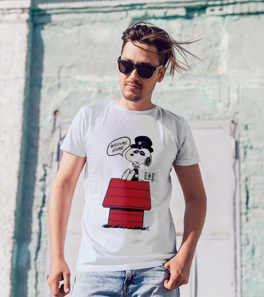 Welcome Home Snoopy Houston Peanuts Collaboration T-Shirt