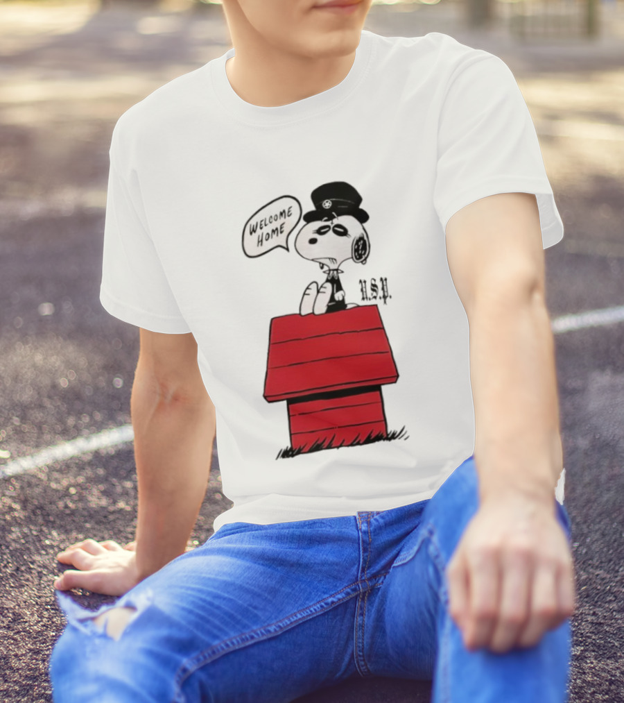 Welcome Home Snoopy Houston Peanuts Collaboration T-Shirt