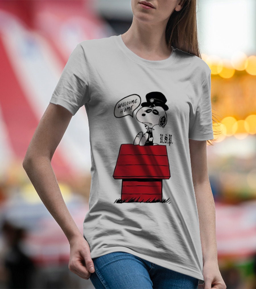 Welcome Home Snoopy Houston Peanuts Collaboration T-Shirt