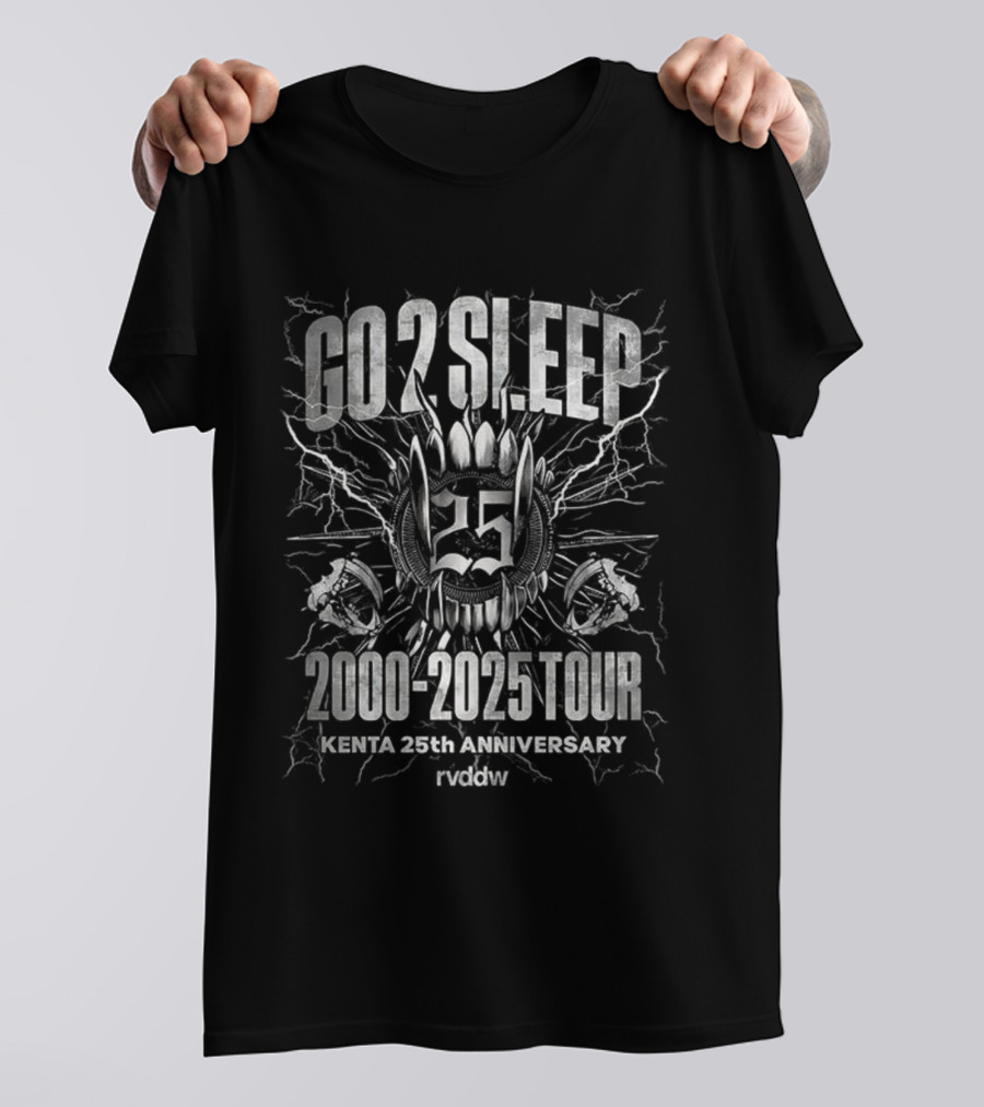Go 2 Sleep Kenta 25th Anniversary 2000-2025 Tour T-Shirt