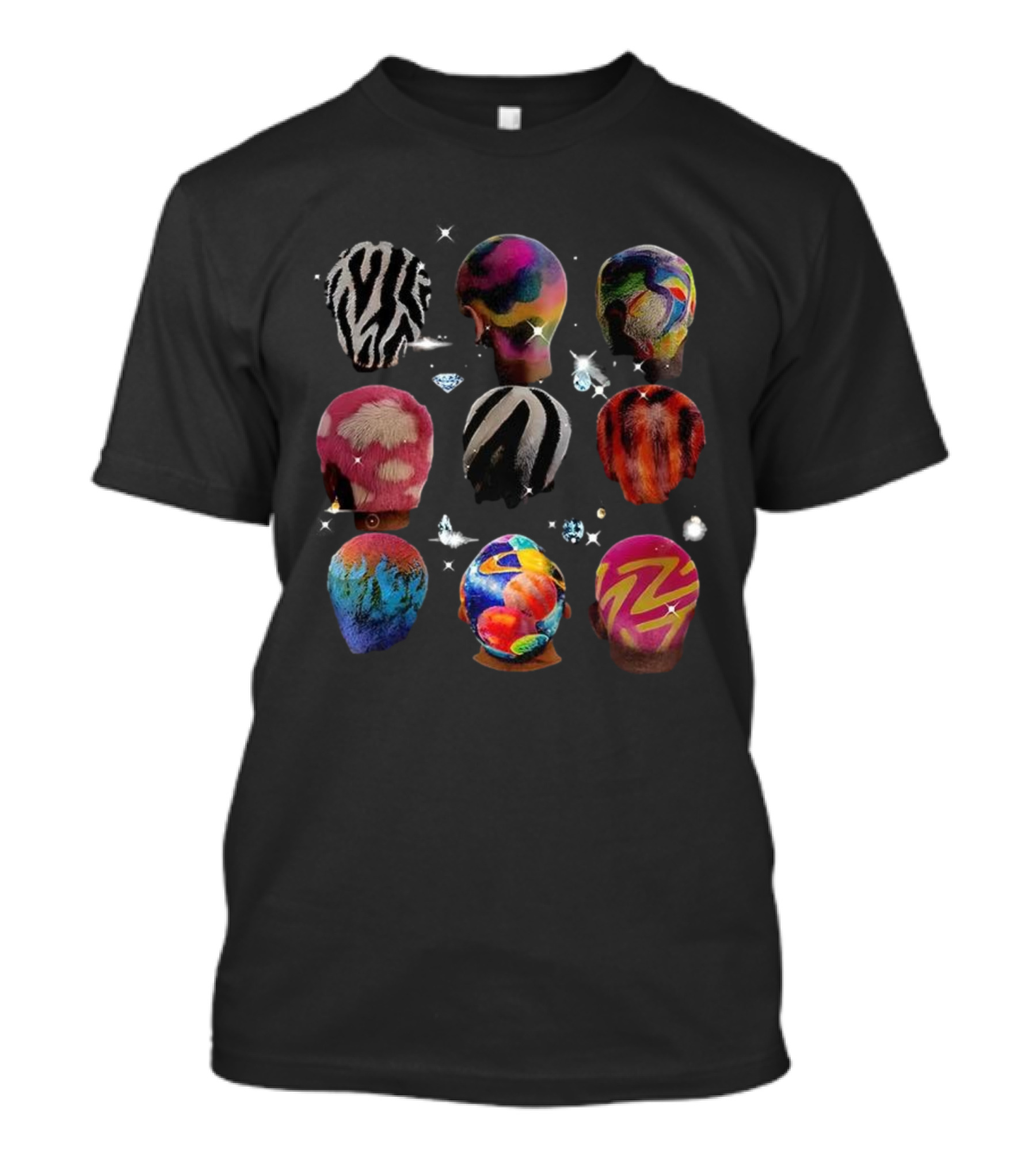 Unique Hairstyles And Colors Diamond Haircuts T-Shirt