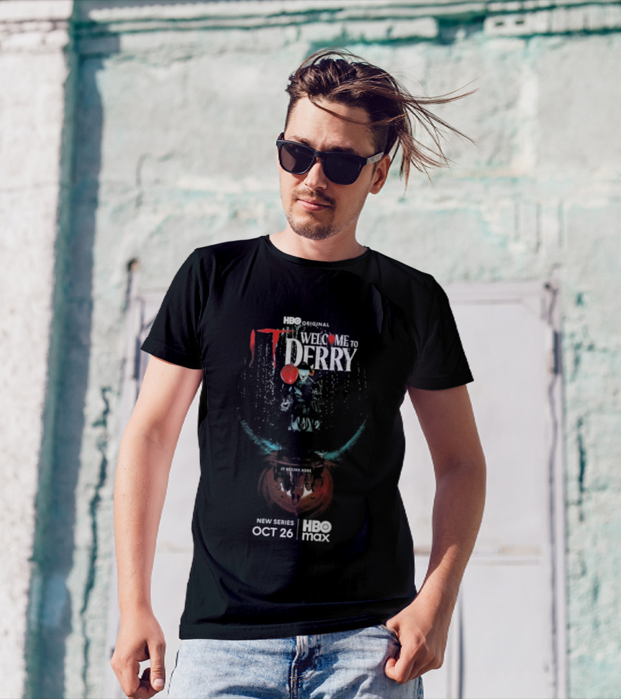 IT Welcome To Derry HBO Max Streaming October 26 2025 Pennywise Horror Series T-Shirt