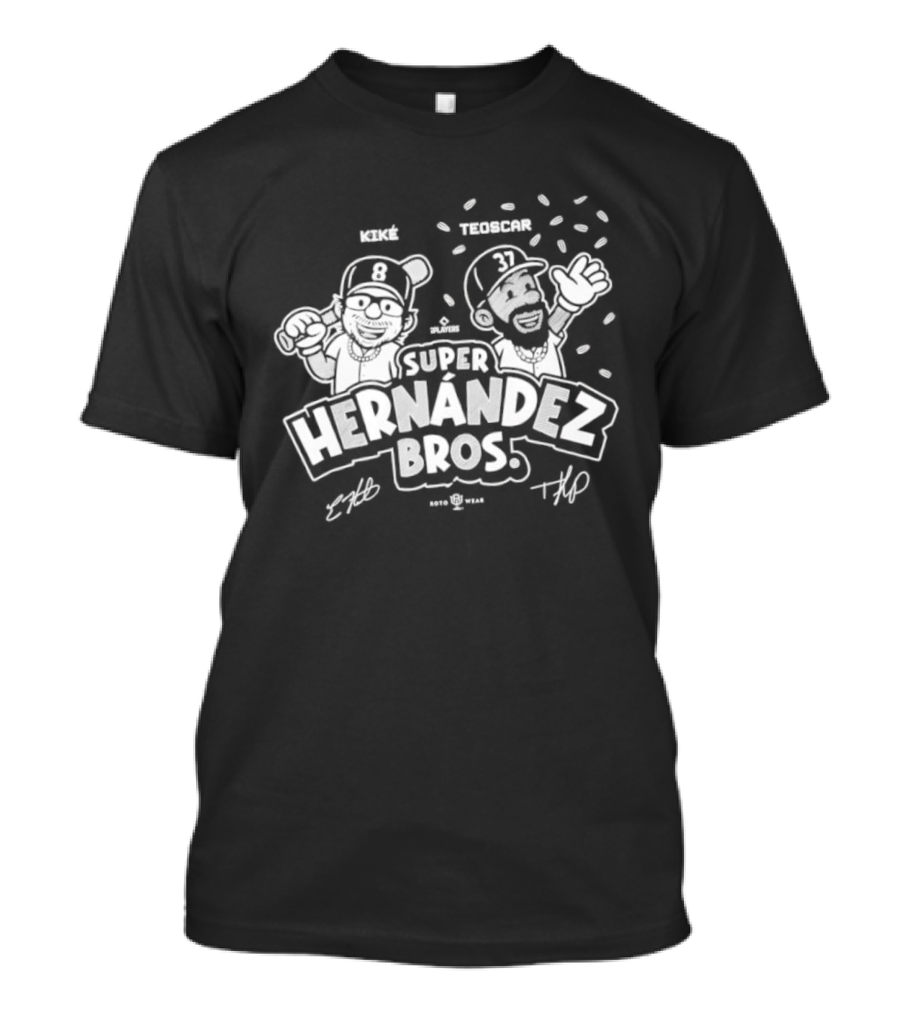 Kike Teoscar Hernandez Bros Super Baseball Duo T-Shirt