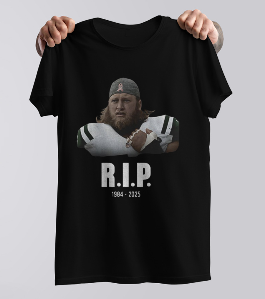 Nick Mangold New York Jets NFL R.I.P. 1984-2025 Legends Never Die T-Shirt