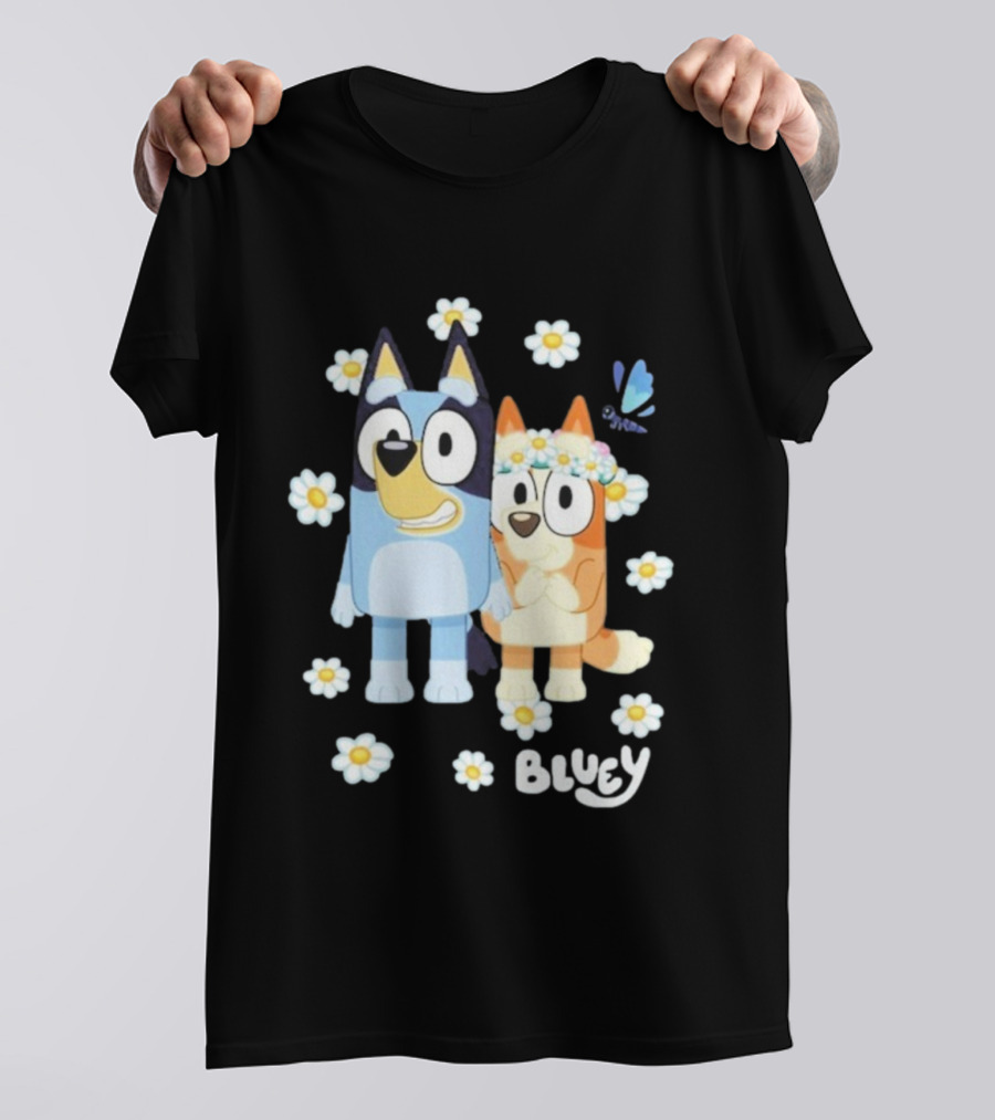 Bluey Flowers And Friends Playful Blossom Adventure T-Shirt