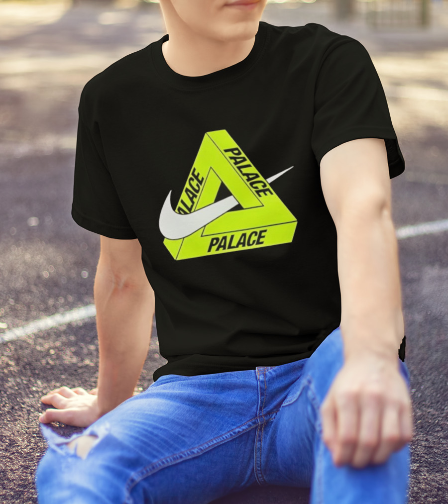 Palace Tri-Ferg Swoosh Yellow Collaboration T-Shirt