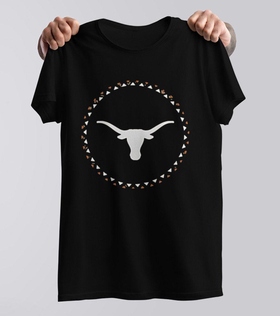 Texas Longhorns Native American Heritage Circle Symbol T-Shirt
