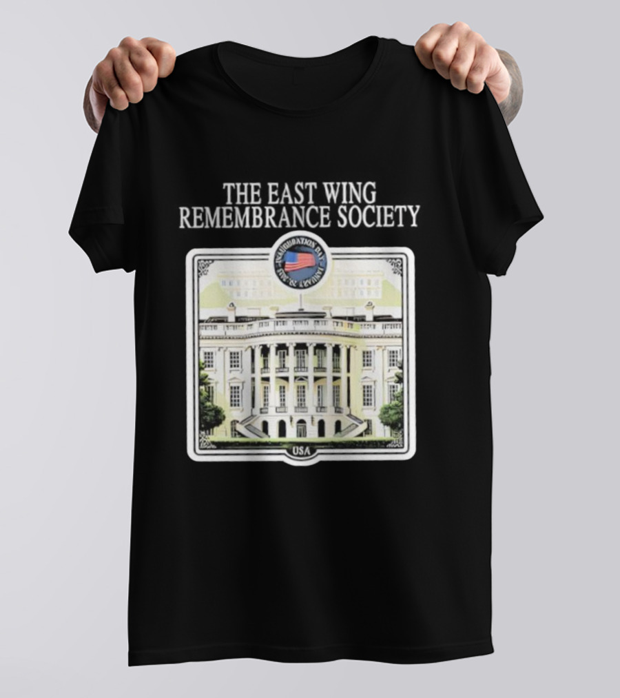 The East Wing Remembrance Society USA Commemorative Day Oval Office T-Shirt
