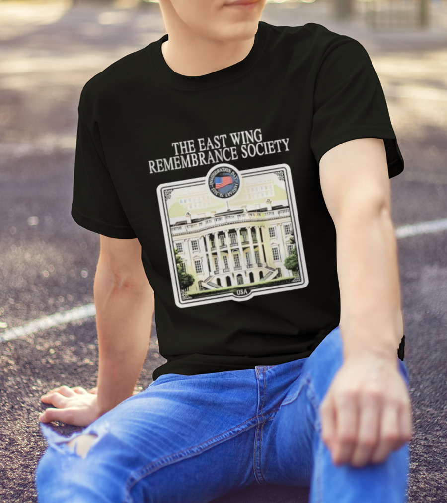 The East Wing Remembrance Society USA Commemorative Day Oval Office T-Shirt