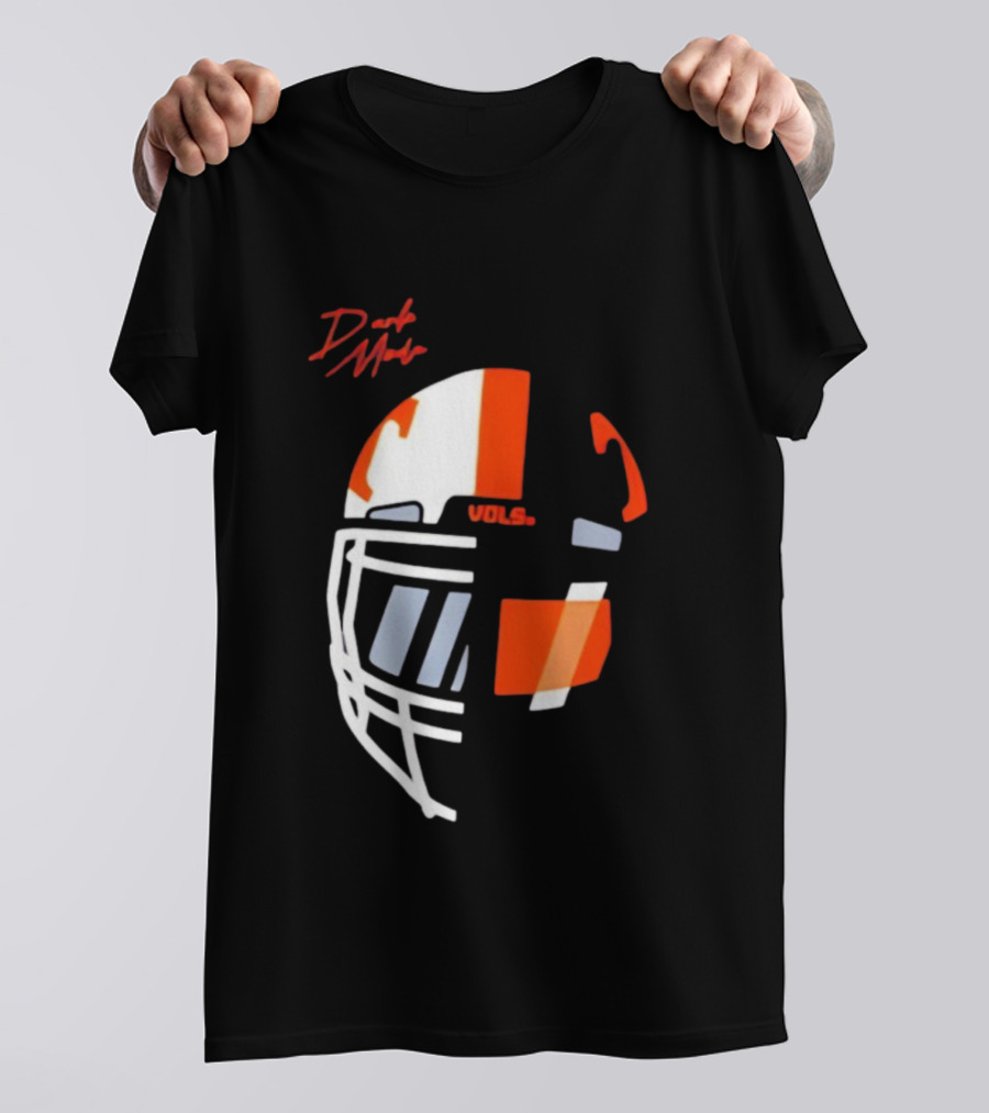 Dark Mode Vols Tennessee Volunteers Football Helmet T-Shirt