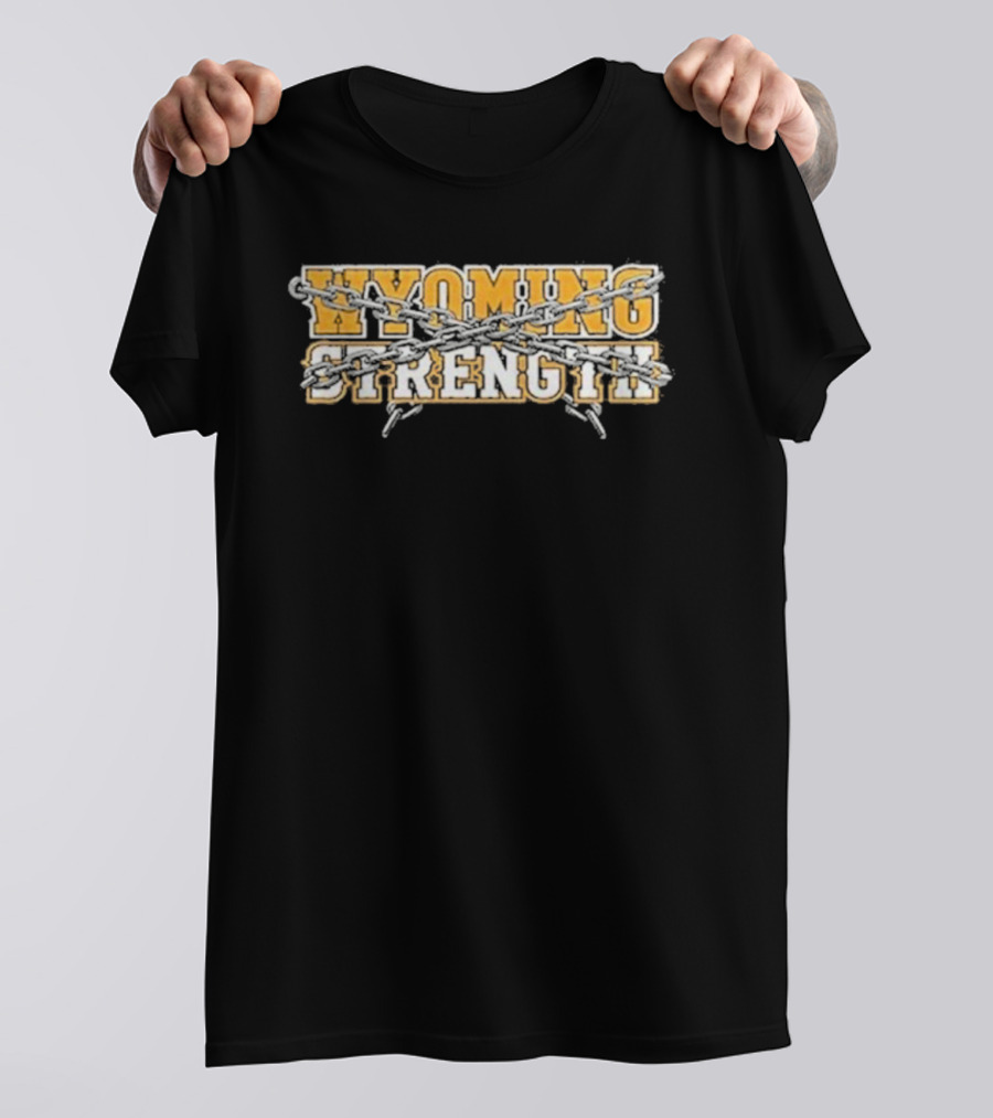 Wyoming Cowboys Strength Football Team Matchday T-Shirt