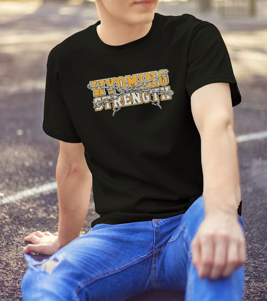 Wyoming Cowboys Strength Football Team Matchday T-Shirt