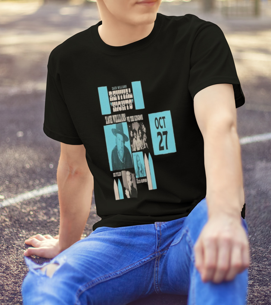 Zach Williams We The Kingdom Revival Nights Red Rocks Oct 27 2025 T-Shirt