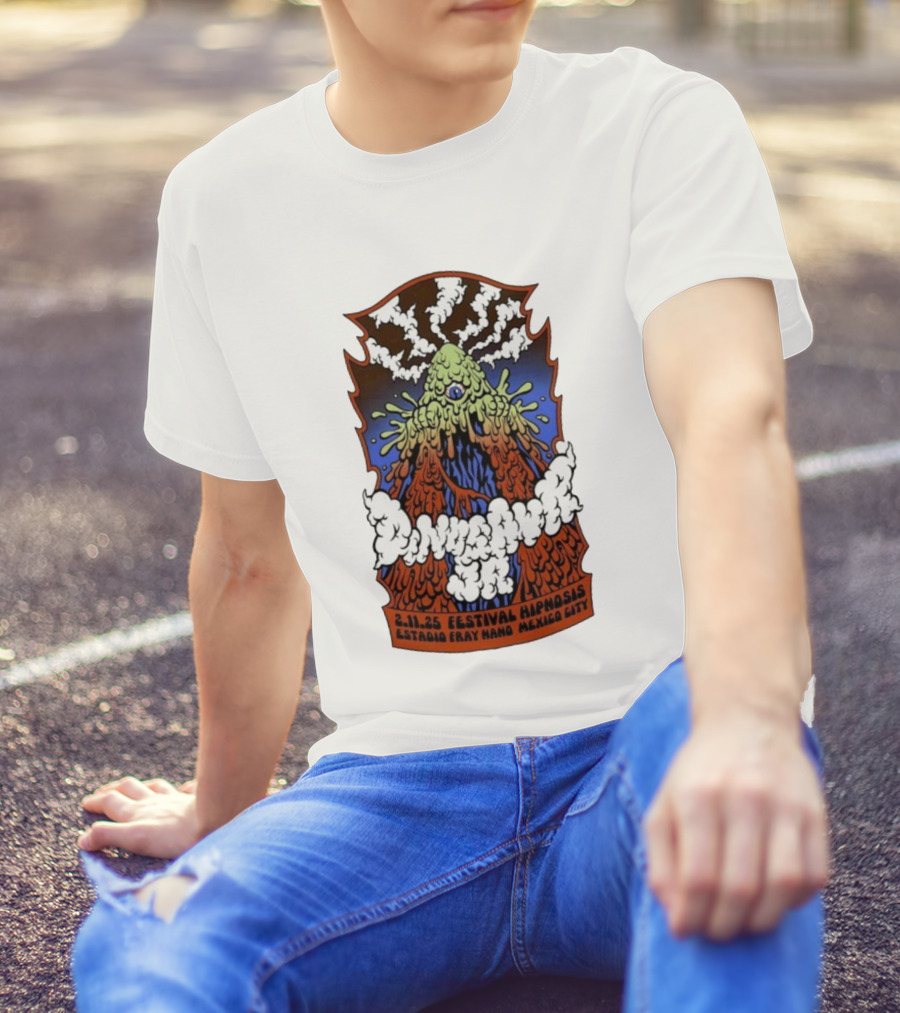 Dinosaur Jr. Festival Hipnosis 2025 Estadio Fray Nano Mexico City 2.11.25 T-Shirt