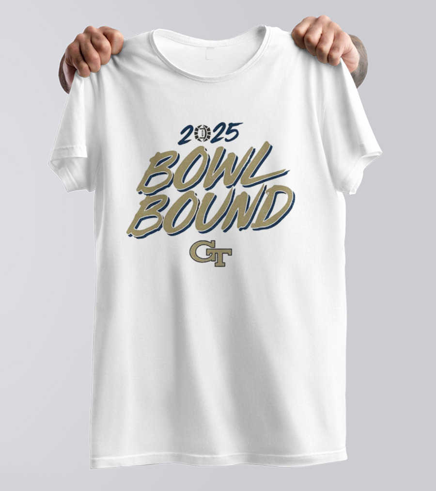 2025 Bowl Bound Georgia Tech Yellow Jackets Football CT T-Shirt