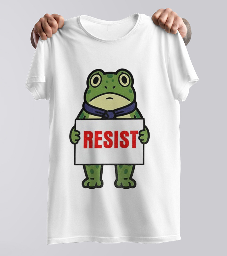 Portland Frog Resist Anti Fascist Trump Democracy Antifa T-Shirt