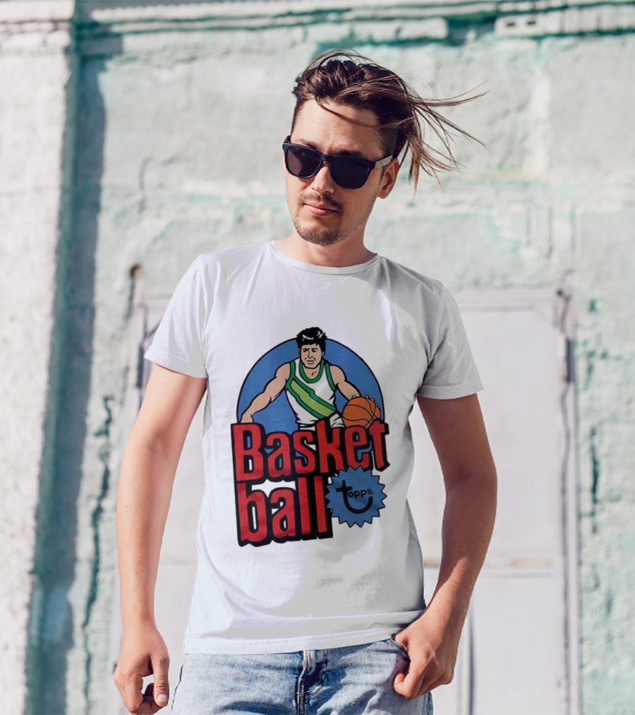 Topps Basketball 1978 Vintage Picture Cards Retro Style T-Shirt