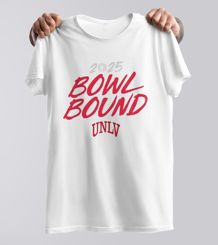 2025 Bowl Bound UNLV Rebels Football T-Shirt