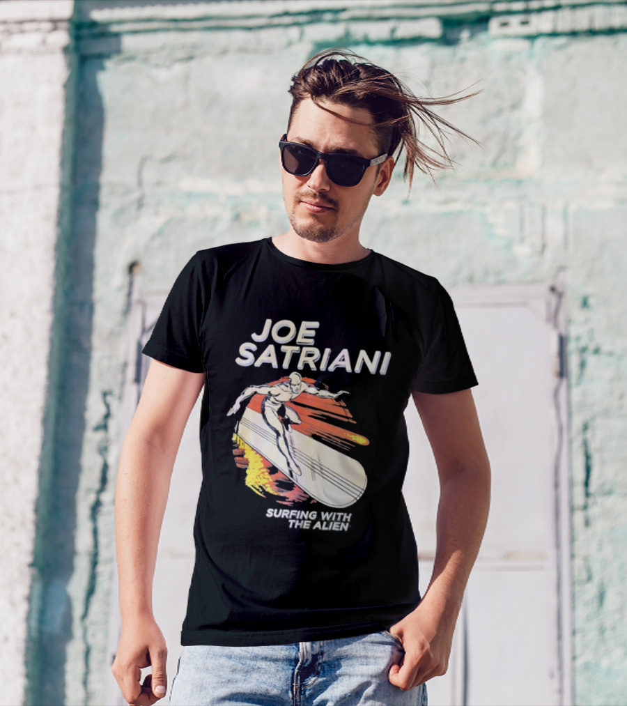 Joe Satriani Surfing With The Alien Cover Art T-Shirt