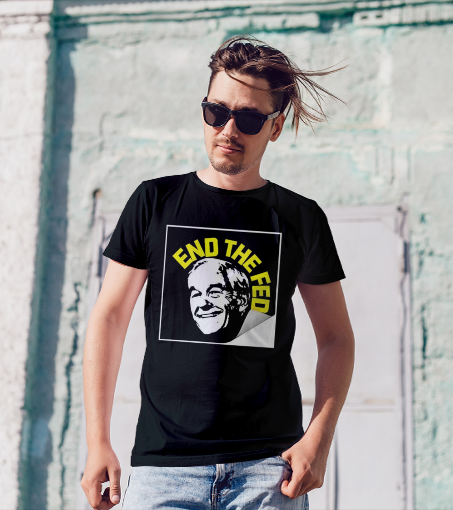 Ron Paul End The Fed Political Campaign Graphic T-Shirt