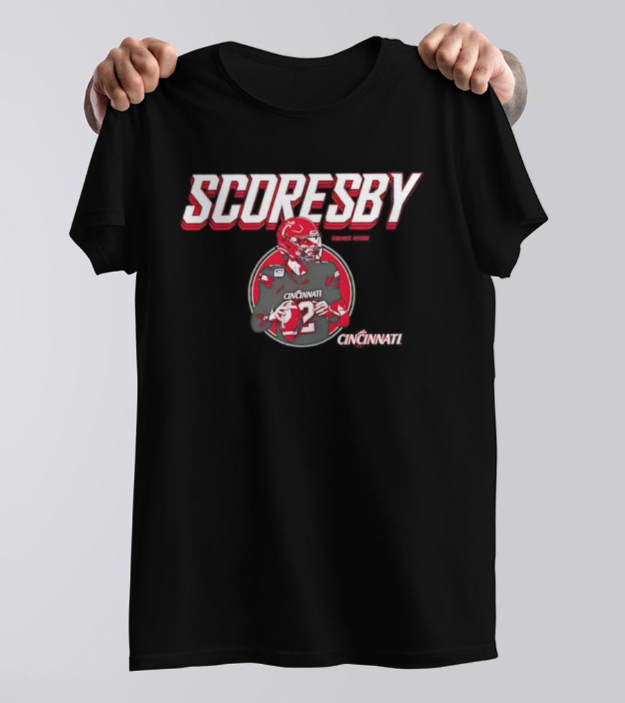 Scoresby Brendan Sorsby Cincinnati Bearcats Football Player Number 12 T-Shirt