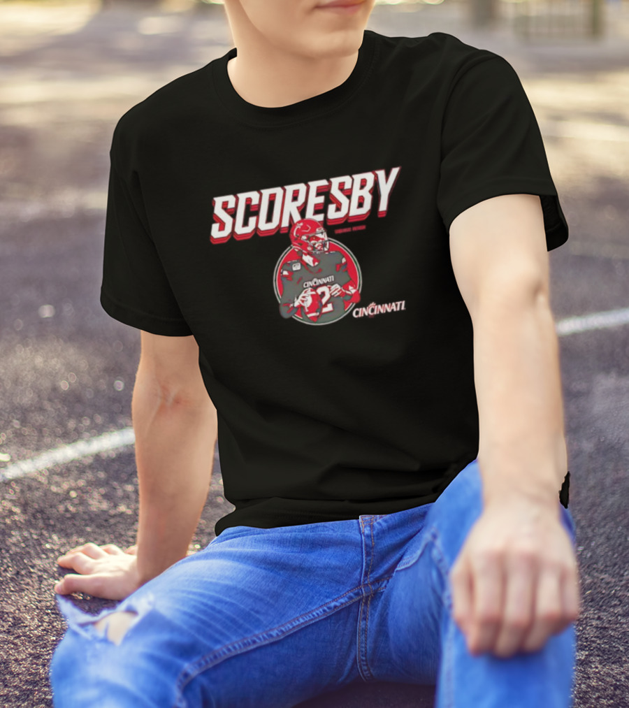 Scoresby Brendan Sorsby Cincinnati Bearcats Football Player Number 12 T-Shirt
