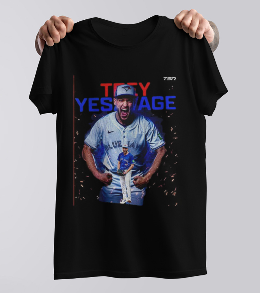 Trey Yesavage Blue Jays World Series Rookie Record 12 Strikeouts T-Shirt