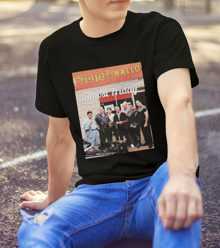 Almost Friday Sopranos Spirit Halloween Italian Eatery T-Shirt
