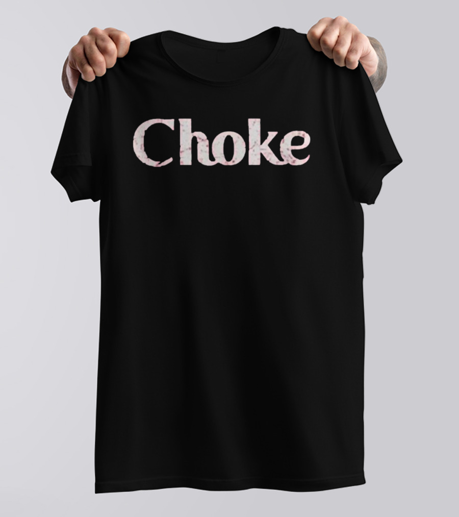 Dua Lipa Choke Marble Text T-Shirt