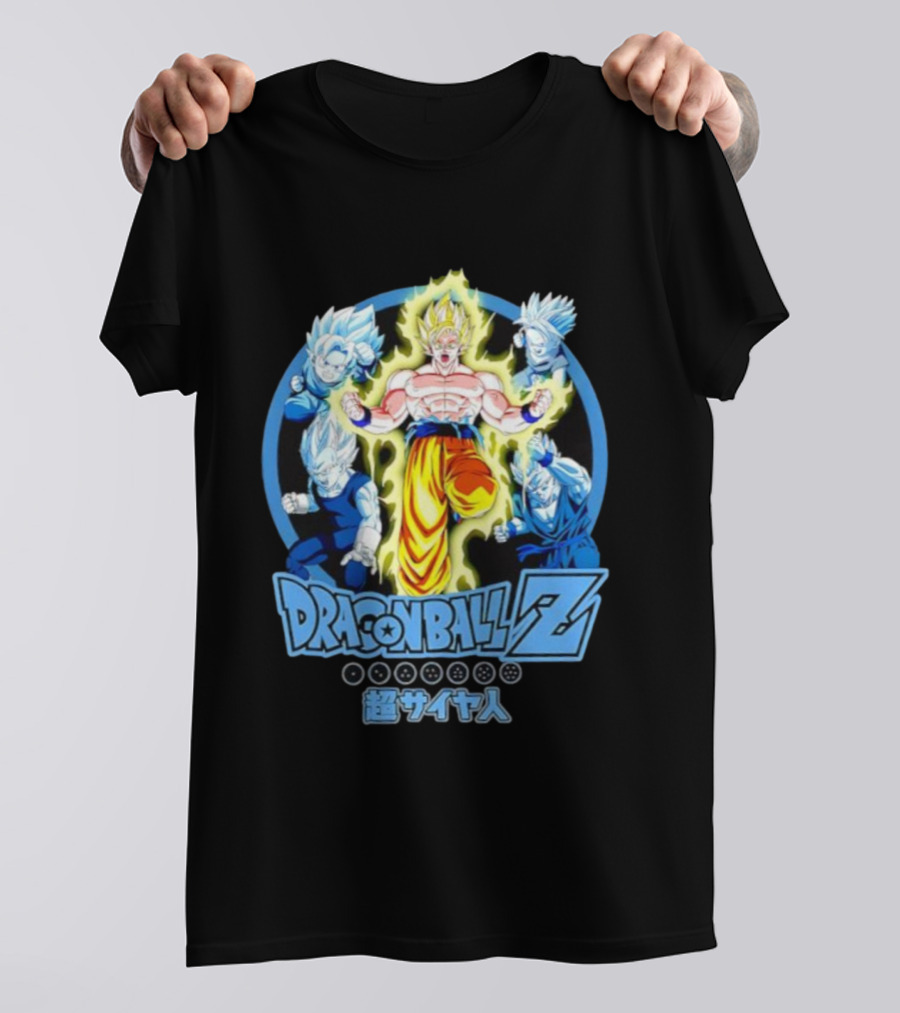 Dragon Ball Z Goku Super Saiyan Transformations T-Shirt