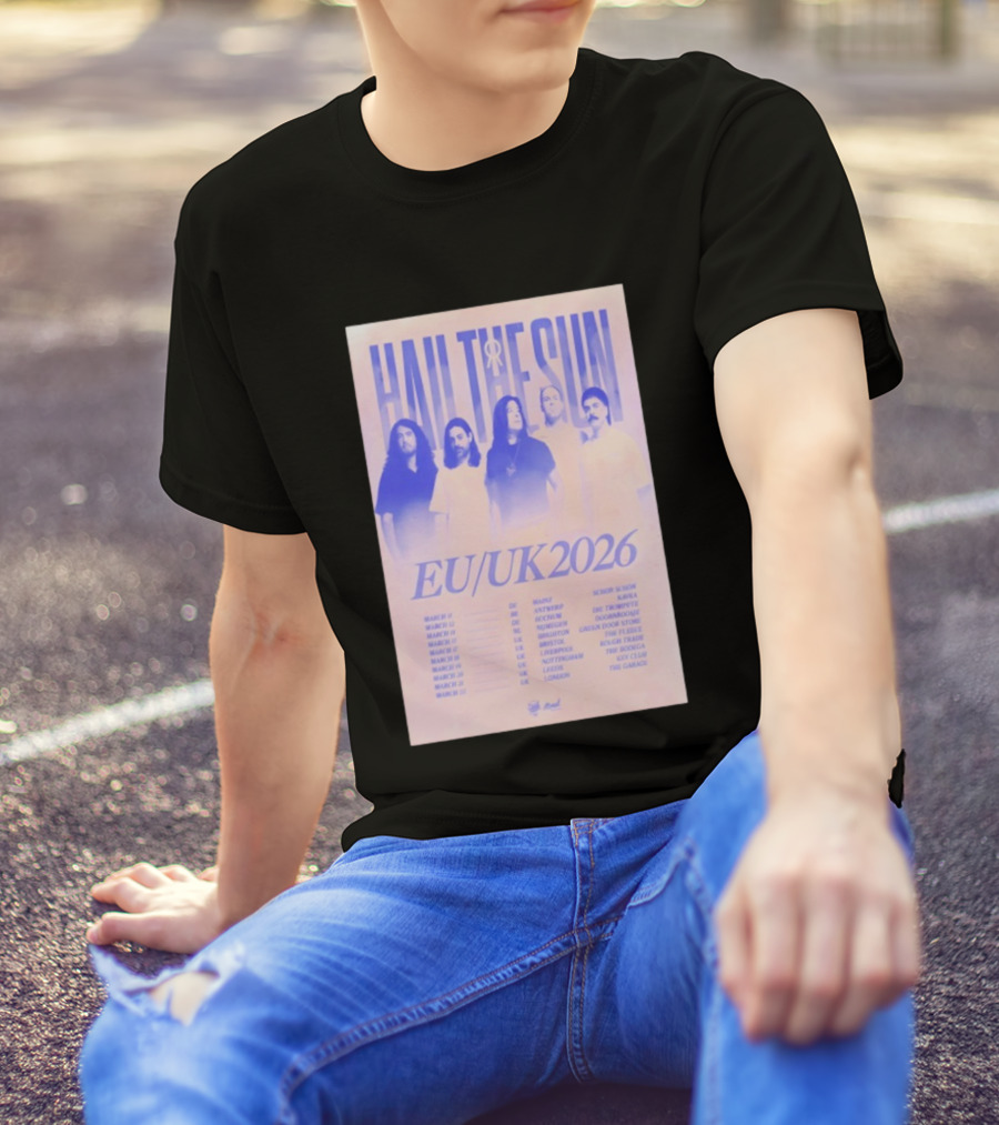 Hail The Sun EU UK 2026 Tour Dates March Concert Venues T-Shirt