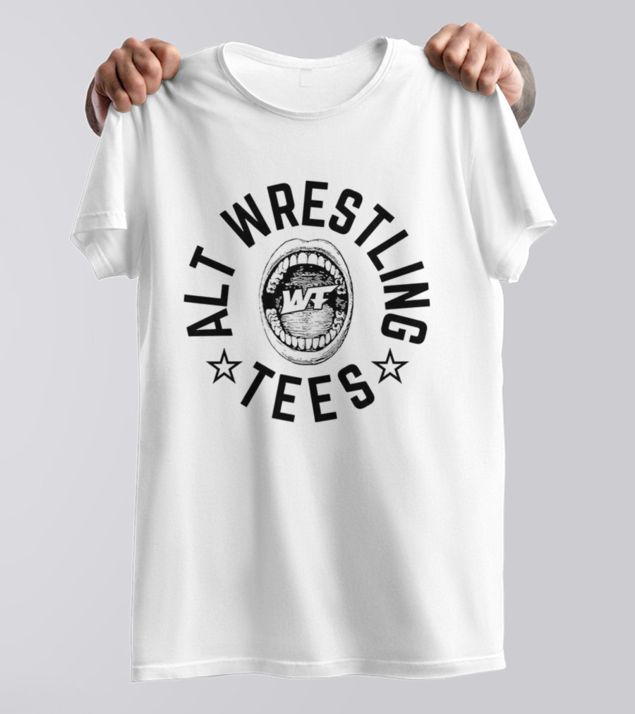 Alt Wrestling Tees Skull Judge Stars T-Shirt
