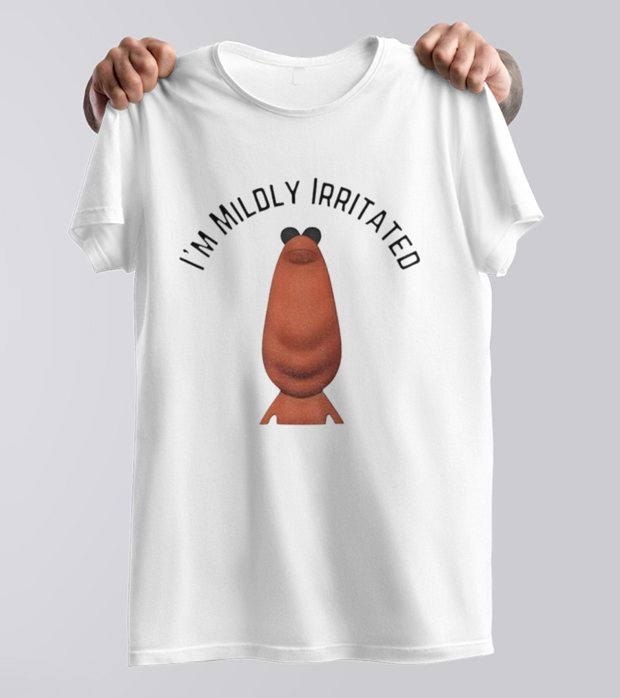 I'm Mildly Irritated Marcus The Worm Meme Funny Character T-Shirt