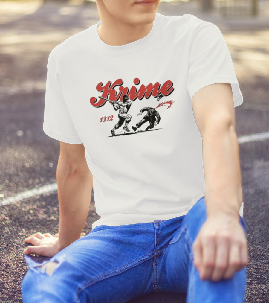 Krime 1312 Take A Swing Dynamic Action Pose T-Shirt