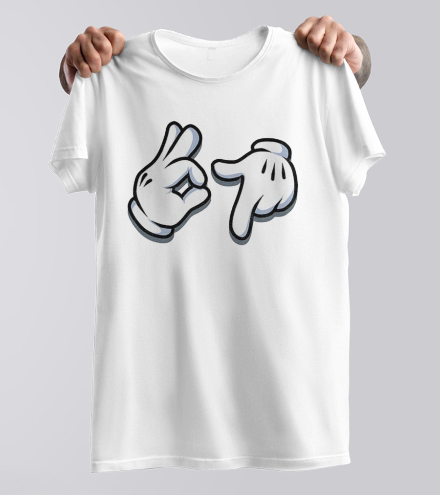 Mickey Mouse 67 Iconic Cartoon Hand Gestures T-Shirt
