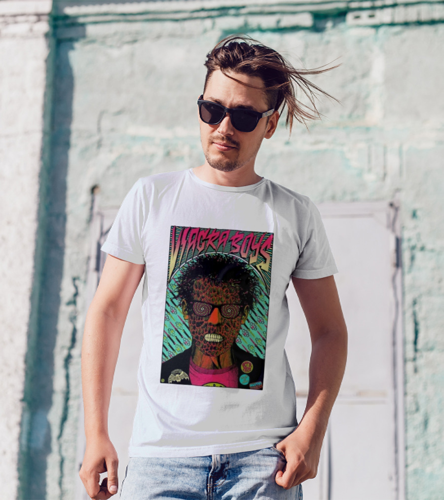 Viagra Boys Concert October 31 2025 The Far Out Lounge Austin Texas Psychedelic Art T-Shirt