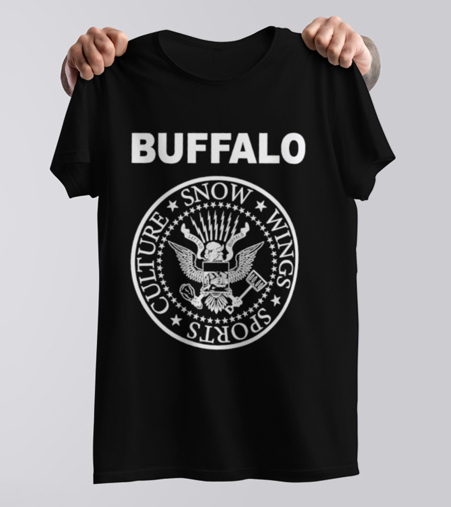 Buffalo Snow Wings Sports Culture Seal T-Shirt