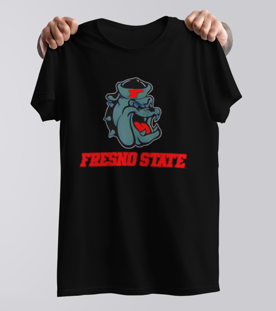 Fresno State Bulldogs California State University Mascot T-Shirt