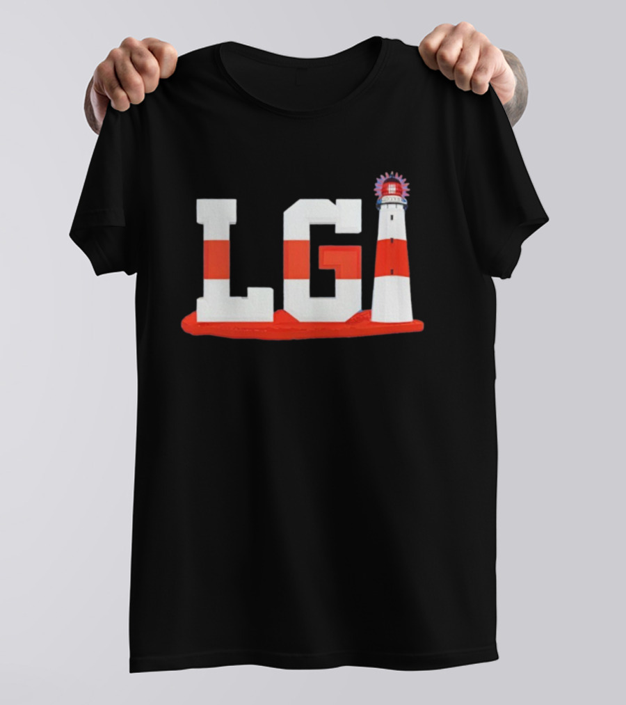 LGI Let's Go Islanders Lighthouse Emblem T-Shirt